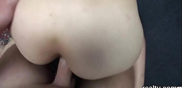  Stunning czech teen was teased in the supermarket and banged in pov